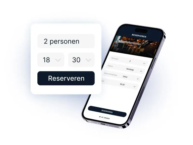 Winston reserveren