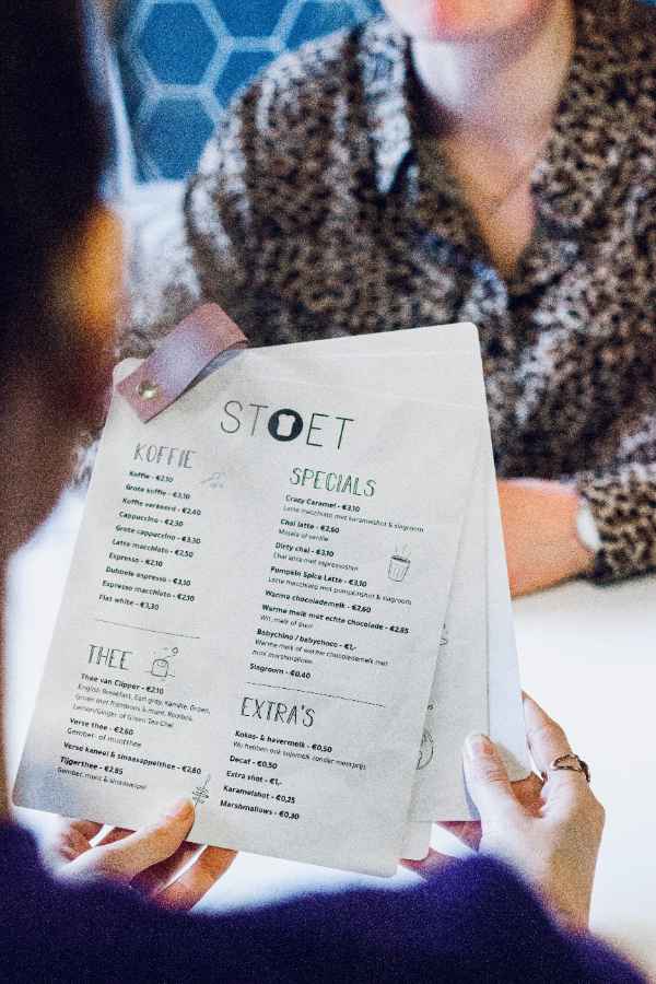 5 tips voor een menukaart die de aandacht trekt