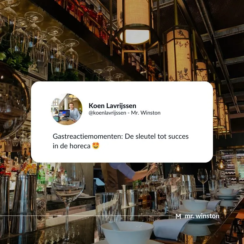 Gastreactiemomenten in de horeca